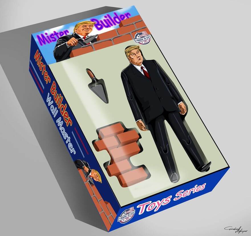13 Powerful Illustrations Reveal Everything That Is Wrong With The World Today - Trump's Toy