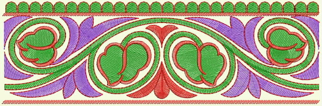 étonnante conception de dentelle forme de broderie