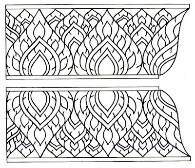 Kra-chang Basic of Lai Thai Pattern : Ancient Art Work