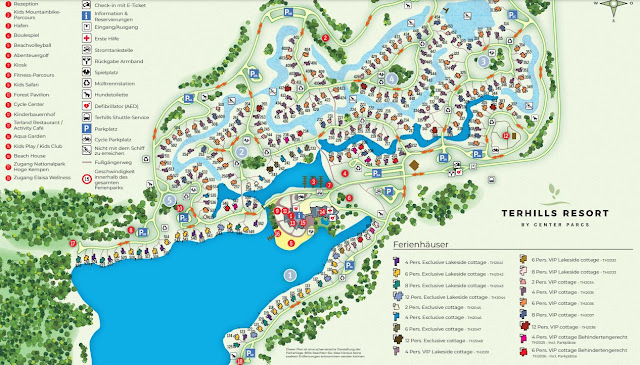 Center Parcs Terhills Parkplan