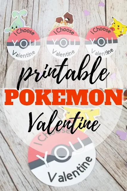 Make Valentine's Day easy this year with this free Pokemon Valentine Printable.  Just print, cut and give them away