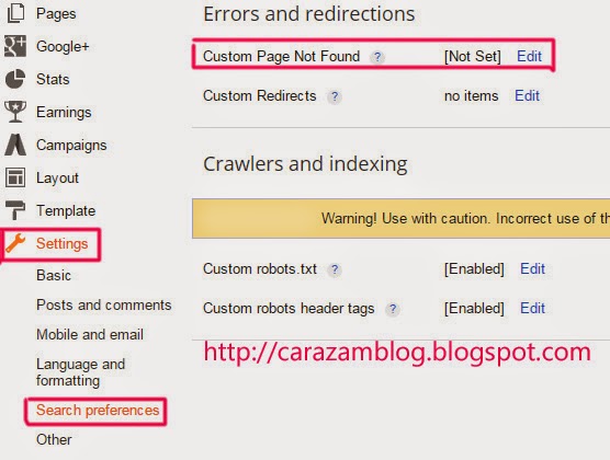 Cara Mengatasi Error 404 Pada Blog