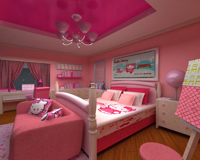 Berbagai Desain Kamar  Hello  Kitty  Unik Untuk Anak