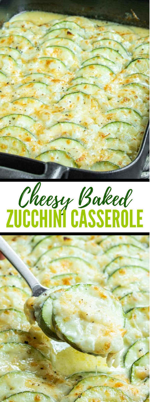 CHEESY BAKED ZUCCHINI CASSEROLE {KETO} #healthy #ketodiet