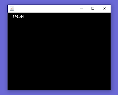 Active rendering example in java game