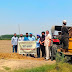 Punjab Agricultural University, Ludhiana organized method demonstration on paddy straw bale shredder cum mulcher\