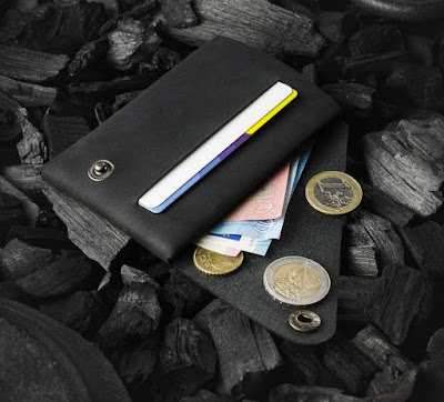 Minimalist Origami Leather Wallets And Card Carriers From Crazy Horse Craft