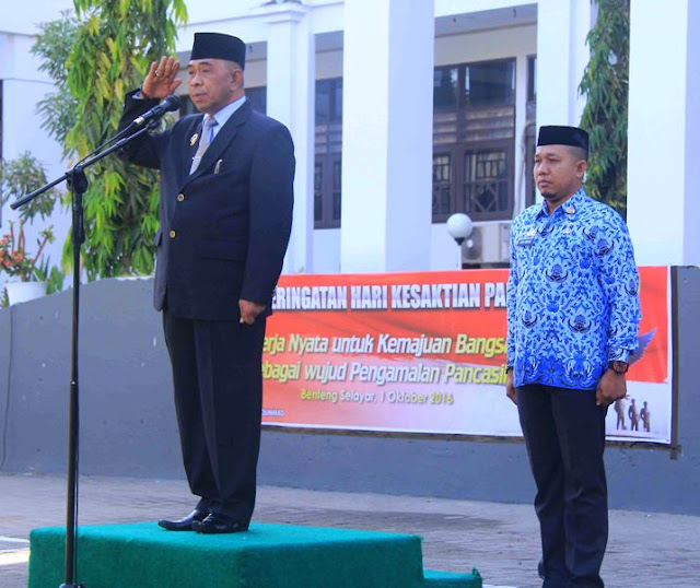 Wabup Kep.Selayar ,Pimpin Upacara ,Peringatan Hari ,Kesaktian Pancasila 