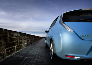 Nissan LEAF rear angle