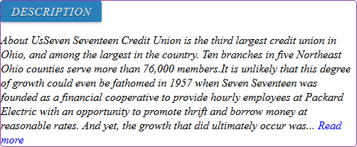seven seventeen credit union