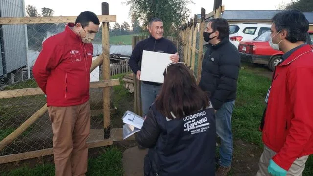 Alimentos para Chile llegó a San Juan de la Costa y Río Negro