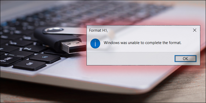 4 طرق فعالة لحل مشكلة Windows Was Unable To Complete The Format