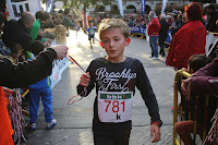 Más de 400 niños desbordan la San Silvestre infantil de Barakaldo