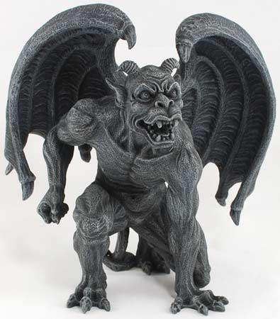 We looked at European Gargoyles and discussed their symbolism on the sides 