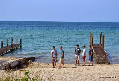 A small beach in Glen Arbor