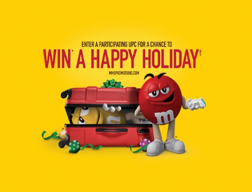 M&Ms Win a Happy Holiday Contest