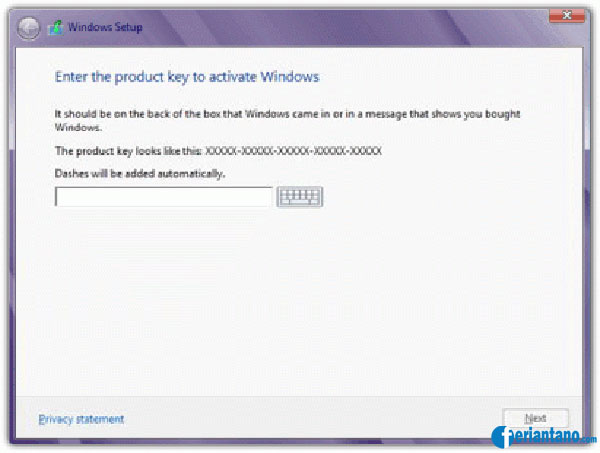 Cara Install Windows 8 Pro Lengkap Dengan Gambar 