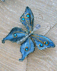 Beaded butterfly at the Bead and Button Show