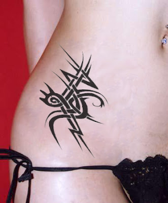 tribal tattoo, rib tattoo sexy girls