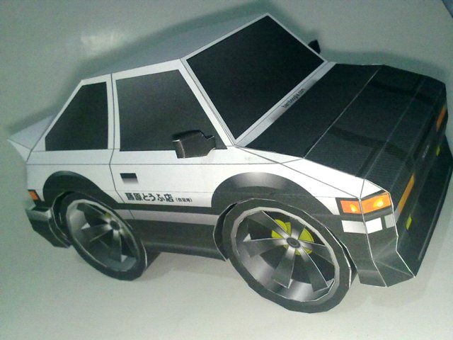 SD AE86 Trueno Papercraft