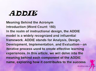 meaning of the name "ADDIE"