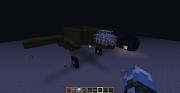 . a portal test chamber with JackH, than I worked on this minecraft plane. (wwii plane )