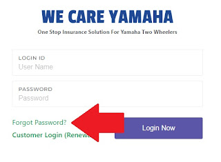 We Care Yamaha Forgot Password