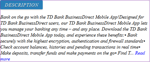 td bank business direct login
