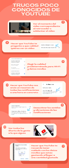 Infografía trucos de YouTube