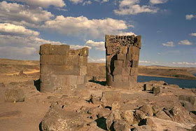 Las Chullpas de Sillustani de lejos