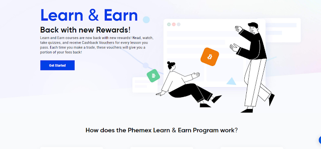 phemex learn and earn