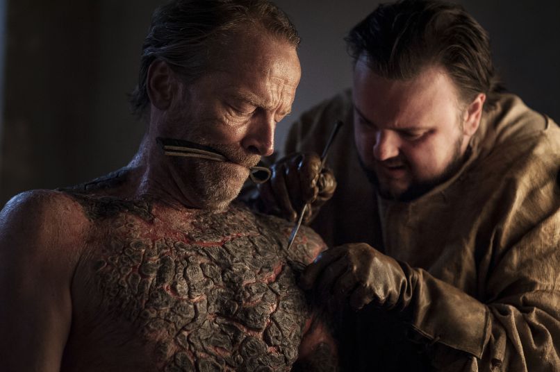 Sam y Sir Jorah en 'Stormborn'