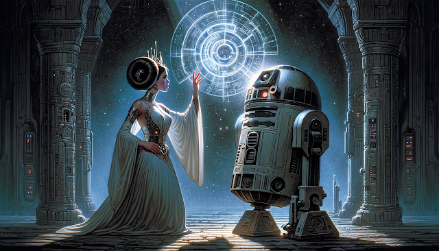 The speculated quotes of R2D2 in Star Wars