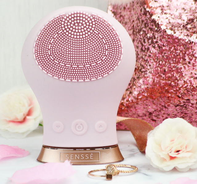 Senssé Pink & Rose Gold Silicone Facial Cleansing Brush Review Lovelaughslipstick Blog