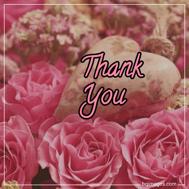 thank you images with flowers and hearts