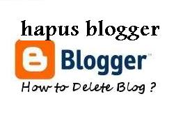 Cara Menghapus Blog