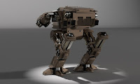 Legged Robot with heavy mechanical body 