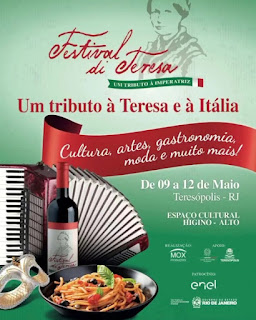 De 09 à 12-05 Festival Di Teresa em Teresópolis