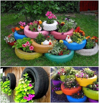 creative recycling  ideas for your garden