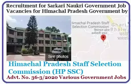 Government Jobs by Himachal Pradesh HP SSC