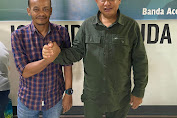 Ketua PSI Aceh Salam Komando dengan Kapendam IM Baru