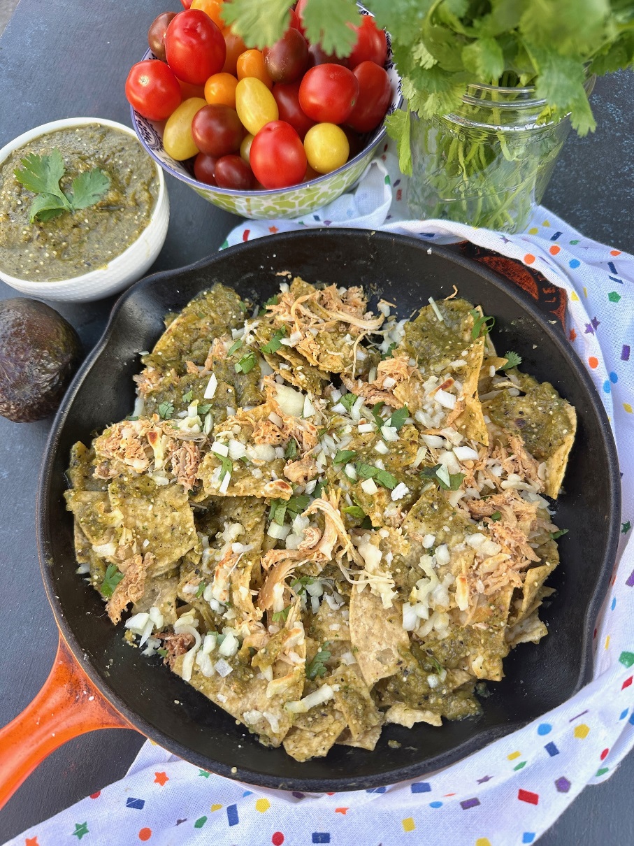 Easy Chicken Chilaquiles