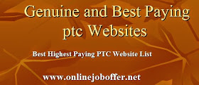 Genuine And Trusted Best PTC (Paid to Click) Web Sites List 2015