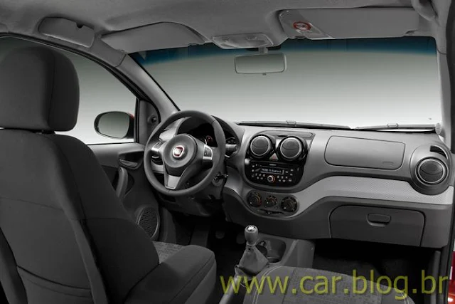 Novo Palio Attractive 1.4 2012 - interior