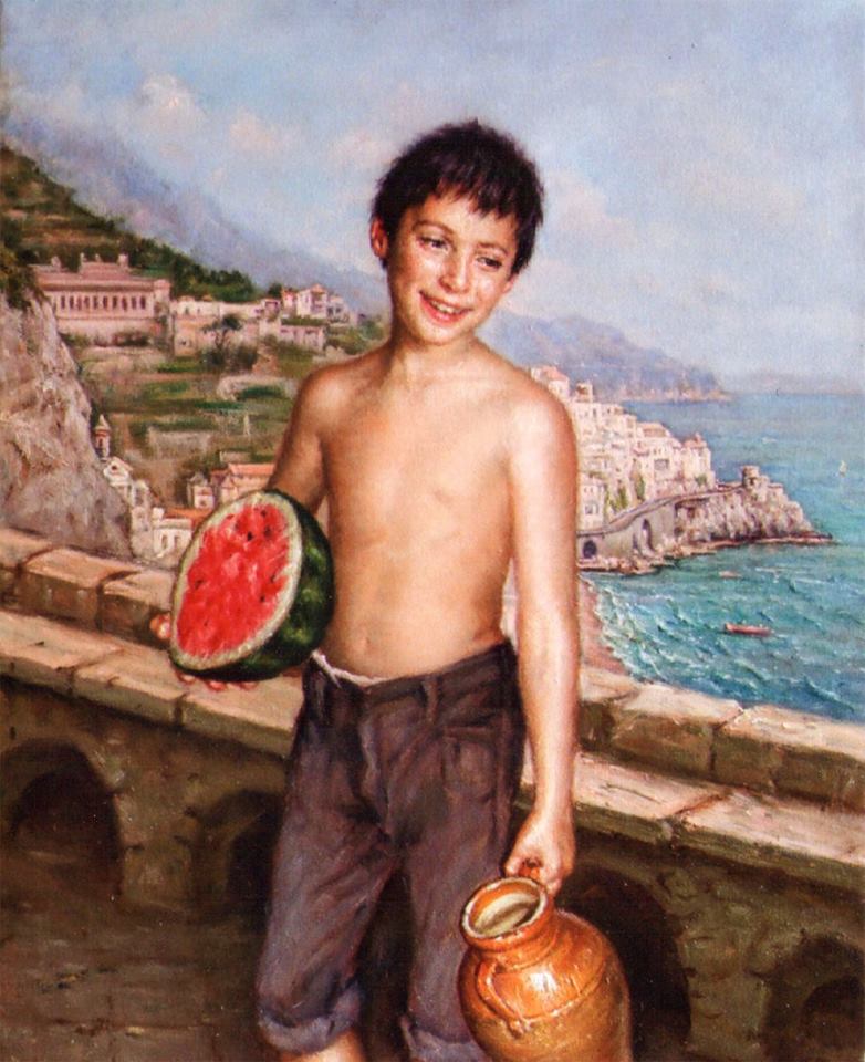 Italian Artist | Nello Iovine, 1935 | A Genre painter