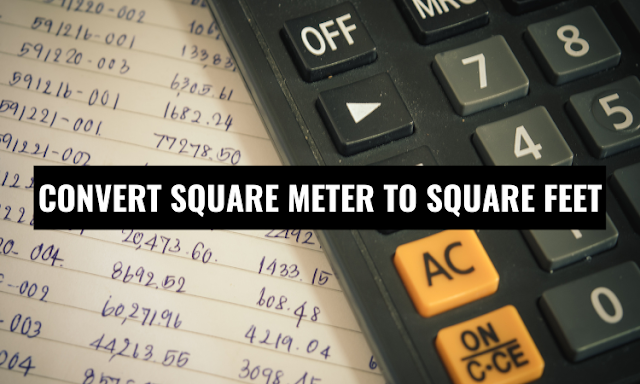 square meter to square feet