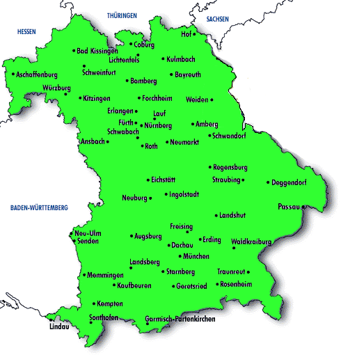 Map of German Province: July 2013