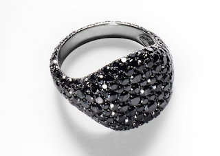 David Yurman Black Diamond Pinky Ring