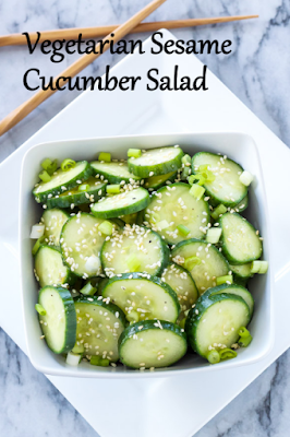 Vegetarian Sesame Cucumber Salad