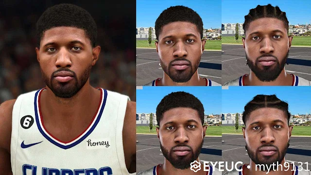 NBA 2K23 Paul George Cyberface